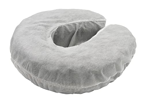 LIFESOFT Disposable Headrest Covers Fitted Non-Sticking Face Cradle Covers, Universal Size, 50 Count - Thumbnail 2