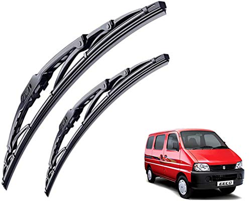 Image of WolkomHome High Performance OE Car Wiper Blade Replacement set of 2 Pc Right 16 inch Left 16 inch for Maruti Suzuki Eeco