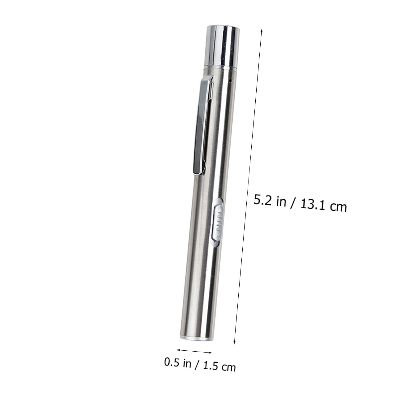 MAGICLULU 3 Ensembles Lampe Stylo Médicale Led Rechargeable Torche Pen Light Compacte Argenté Pour Diagnostic Infirmières Et Médecins Éclairage Blanc Portable Ergonomique 2 Pièces * 3