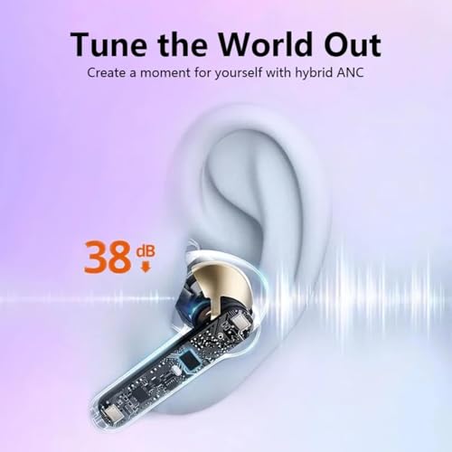 Image of AVASHYAA TECH Ultrapodspro In Earbuds, Gaming Earbuds With RGB LED Gaming Design. 30 Hours Playtime, Bluetooth 5.3 + ENC Clarity, 13Mm HD BASS Drivers, IPX7 Sweat-Proof,Built-In Mic For Android & Ios (Black)
