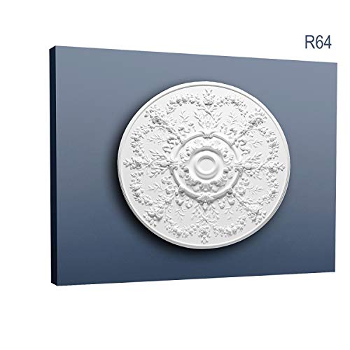 Rosace R64 Orac Ø 95,2 cm en mousse de polyuréthane rigide prétraité - 3