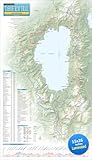Tahoe Rim Trail Wall Map - Laminated (15 x 26 inches) (Erik the Black’s Hiking Maps)