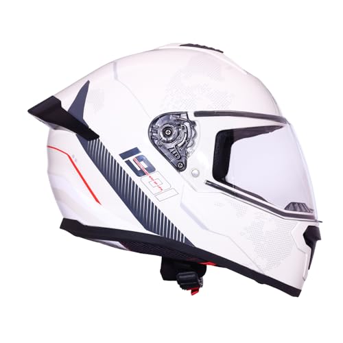 Image of Royal Enfield Override FF Terrane Full Face Helmet | Aerodynamic Spoiler | High-Impact ABS Shell | Certification: ISI & DOT | UV Treated Scratch Resistant Visor | Micrometric Buckle | Grey XL