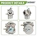 partszen 1016441-01 Carburetor Fuel Pump Kit for Kawasaki FE350 Engine for Club Car DS, Precedent, Turf, Carryall Models, Carryall Golf Cart 1996-Up OHV Replace 1018059-01 1019059-01 1035245-01 Parts