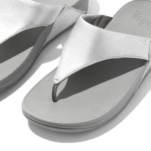Image of FitFlop Womens Lulu Leather Toe Post Sandals