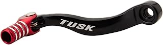 Tusk Folding Shift Lever Stock Black/Red Tip Compatible with GasGas MC 450F 2021-2023