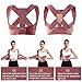 Grebest Posture Corrector for Upper Back Humpback Corrector Breathable Invisible Unisex Posture Support Ultra-Light Back Support Pink M