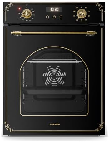 Klarstein Elizabeth Slim Recessed Electric Oven - 45 cm, 49 L, 9 ...