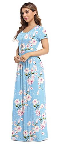 Image of VIISHOW Women's Long Sleeve Loose Plain Maxi Dresses Casual Long Dresses with Pockets