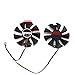 GA91S2U PowerColor Red Devil RX580 GPU Cooler Cooling Fan for Radeon Red Dragon AX RX 480 470 580 Video Cards As Replacement Fan