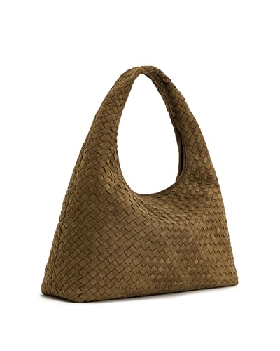JW PEI Women's Iaura Faux Suede Woven Shoulder Bag2