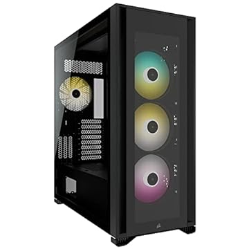Gabinete Gamer Corsair iCUE 7000X RGB - Full Tower, Lateral em Vidro Temperado, Preto - CC-9011226-WW