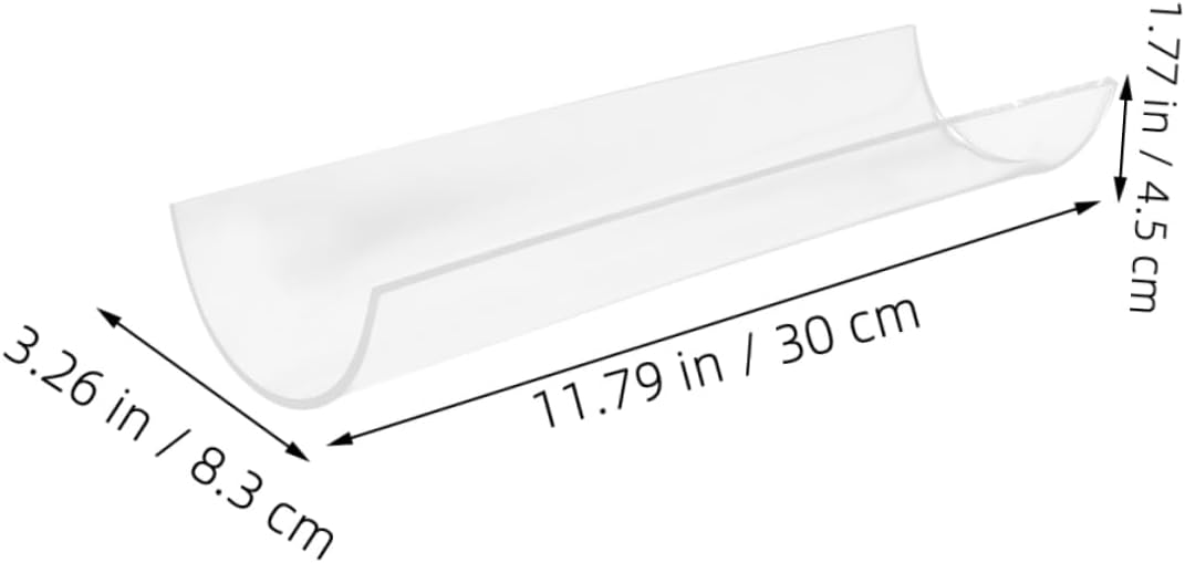 Healifty 10pcs Essential Acrylic U-shaped Cake Roll Mold for Baking Dessert Making Tool for Swiss Roll and Cake Organizing and Maintain