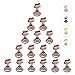 Urban Deco Place Carte support Numéro de table support, 3,8 cm, Lot de 16, pour les restaurants, les mariages, banquets Cuivre vieilli