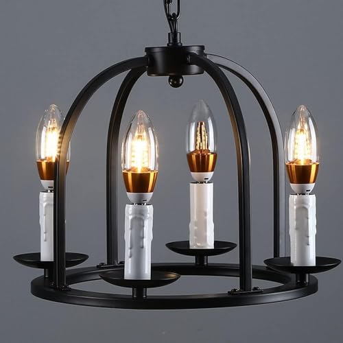 Suspension E14 style américain pour éclairage de chambre