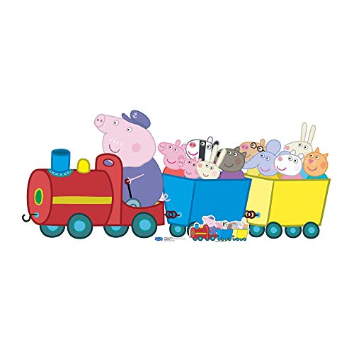 Découpe en carton Grandpa Train Peppa Pig STAR CUTOUTS SC1242 multicolore