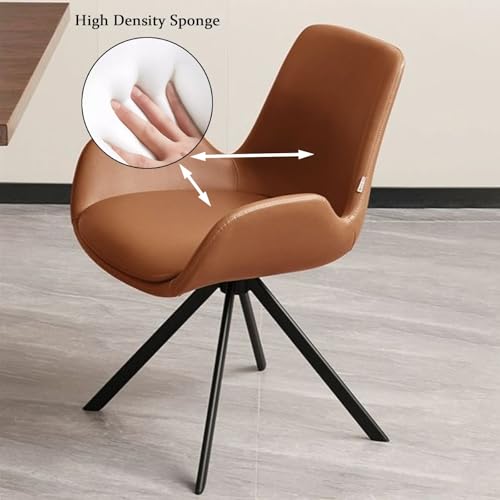 Chaise bureau pivotante grise rembourrée pour ordinateur - 6