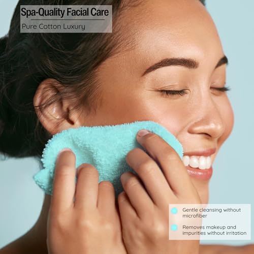 Luxurious Washcloths – Set of 12 – Size 13” x 13” – Thick Loop Pile Washcloth – Absorbent and Soft 100% Ring-Spun Cotton Wash Cloth – Lint Free Face Towel – Wash Cloths Perfect for Bathroom by Living Fashions - Image 7