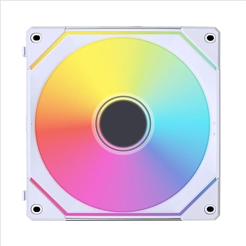 Image of Lian Li Galahad II LCD 360 AIO CPU Liquid Cooler With SL Infinity Fans White - GA2ALCD36INW.US & 140mm White Single Pack Without Controller