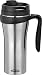 Trudeau Paige 16-Ounce Stainless Steel Travel Mug, Metallic