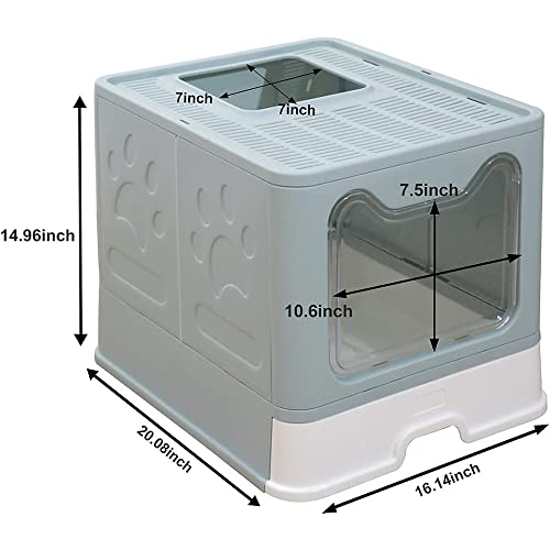 Lettiera per Gatti Chiusa in PP con Paletta