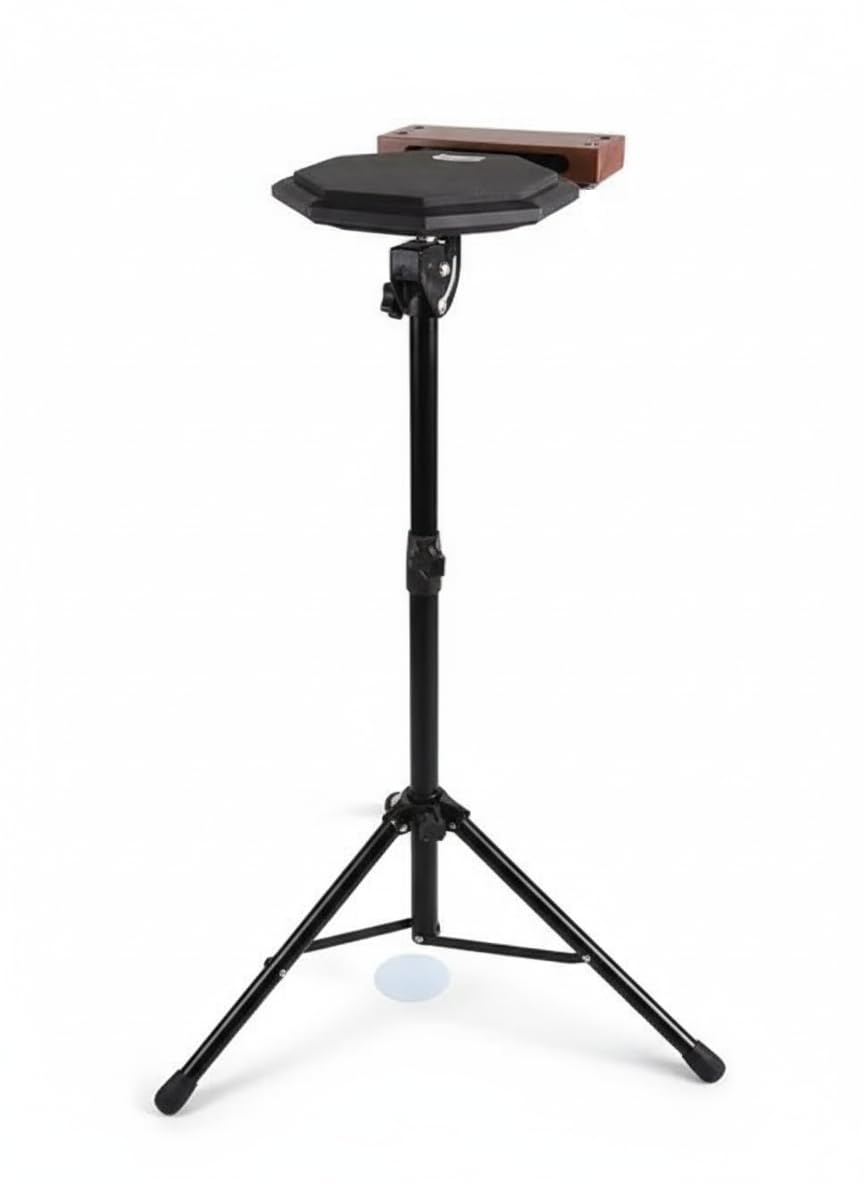 caja Sorda NPdrums individual como pad de estudio en 8" palillera y soporte al suelo