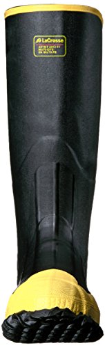 LaCrosse Meta 16” Men’s Steel Toe Rain Boots with Premium Natural Rubber Construction, Grippy Trac-Lite Outsole, and EVA Footbed2