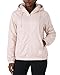 Reebok Womens Windbreaker Jacket - Water and Wind Resistant Midweight Cozy Sherpa Fleece Insulated Softshell Jacket for Women, Size X-Large, Powder Pink
