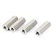 Uxcell a16033100ux0558 M6x30 mm Threaded Bar Rod Studding Hex Connector Deep Nut (Pack of 4)