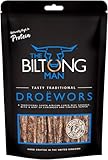 The Biltong Man Tasty Traditional Droëwors Sticks – High-Protein Beef Snack, 500g