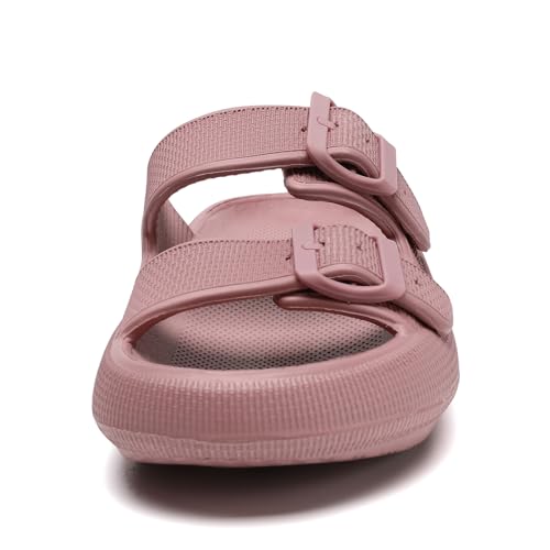 Waysoland Cozyslides Original Damen Herren,Badelatschen Damen Sandalen mit Verstellbaren Schnallen Rutschfest Schnell Trocknend Super… – Ansicht 5