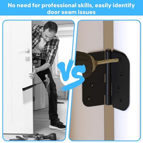 Image of Door Hinge Shims, Filling Gaps in Interior Doors Adjusting The Spacing to Align Them, Used to Solve Problems Such As Door Air Leakage, Can Be Trimmed,4 Inch (15, 4 Inch Hinge shims)
