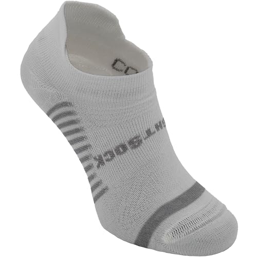 Wrightsock CoolMesh II Tab Running Socks for Men and Women – Cushioned