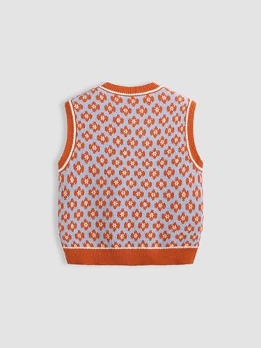 Image of CIDER Sweater Vest Women Sleeveless Cropped Sweaters Cute Graphic Tank Tops Old Money Clothes Fall Outfits