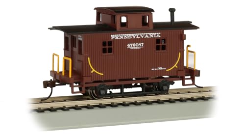 Bachmann Bobber Caboose Pennsylvania 476087 wagon de queue brun prototypique HO