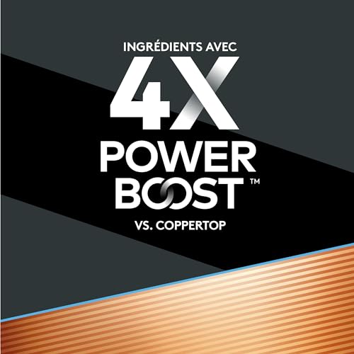 Image of Duracell Optimum AA Batteries with 4x Power Boost Ingredients, 4 Count (Pack of 1), Double A Battery with Long-Lasting Power, Alkaline AA Battery for Household and office devices