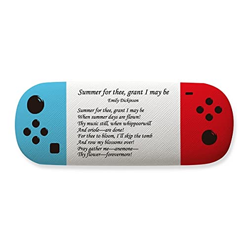 Étui de rangement pour lunettes Poetry Dickinson motif fleuri d'été