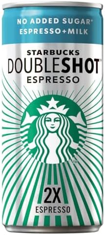 Starbucks Double Shot Espresso Iced Coffee No Added Sugar Can - 2...
