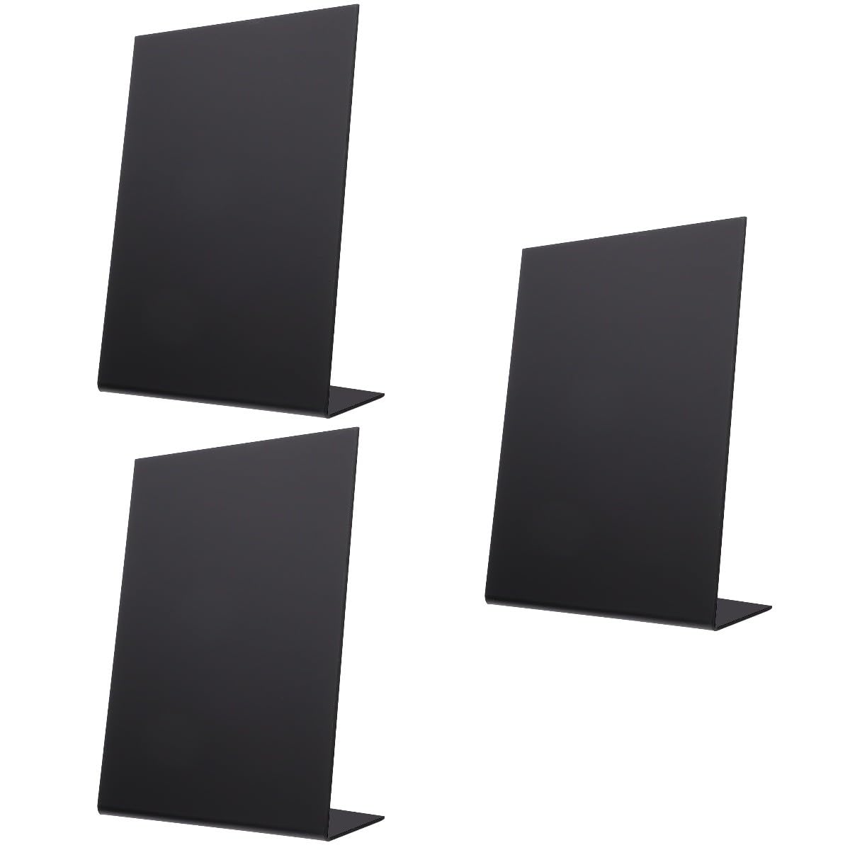 3stücke Kreidetafel Für Hochzeiten Kleine Nachrichtentafel Für Tisch Dekoratives Zeichen Für Zuhause Und Veranstaltungen Förmig Schwarz