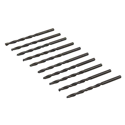 Silverline – Foret à métaux HSS R 3mm – Lot de 10 mèches cylindriques – Longueur utile 33mm – Angle de pointe 118° – Pour perçage acier et aluminium - vue 2