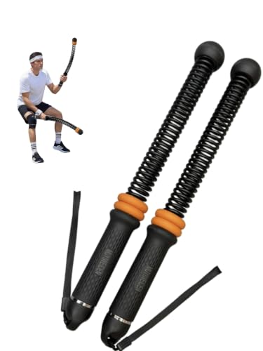 Weighted Ropeless Battle Ropes,Cordless Workout Ropes for Home Gym, Portable Exercise Rope for Strength Building, HIIT and Low-Impact Aerobic Training for Women&Men (Black+Orange)