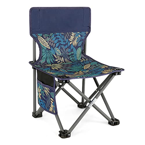 Chaise de camping pliante et portable avec poche de rangement intégrée pour les voyages