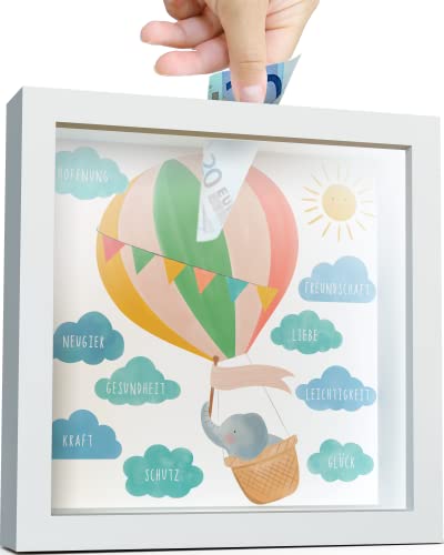 Taufgeschenk für Mädchen und Junge - Personalisierbare Spardose für...