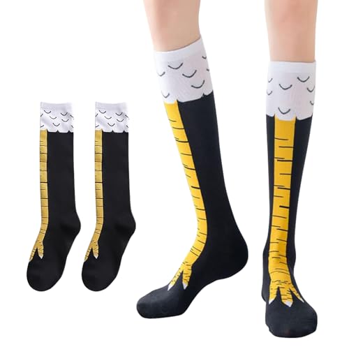 Chicken Leg Socks, Chicken Socks Costume da pollo, calzini divertenti da uomo, calzini di pollo, calzini per gambe di pollo, costumi per adulti, calzini da gallina, calzini pasquali da donna