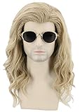 Material: esta peluca de Thor está hecha de un material de fibra sintética de alta calidad, suave y cómodo, ¡de aspecto natural! 