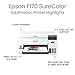 Epson Surecolor F170 Sublimation Blank Bundle – Printer with CMYK Ink Set, Tumbler & Flat Blanks Starter Kit, Sublimation Paper, Heat Tape & Design Pack – Perfect for Beginners & Small Business