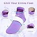 Atsuwell Foot Hand Ice Pack for Chemotherapy, Chemo Cold Gloves and Socks for Neuropathy, Cold Therapy Socks and Cold Gloves Comfort Items for Soothing Discomfort, Chemo Care Package Gift, L/XL
