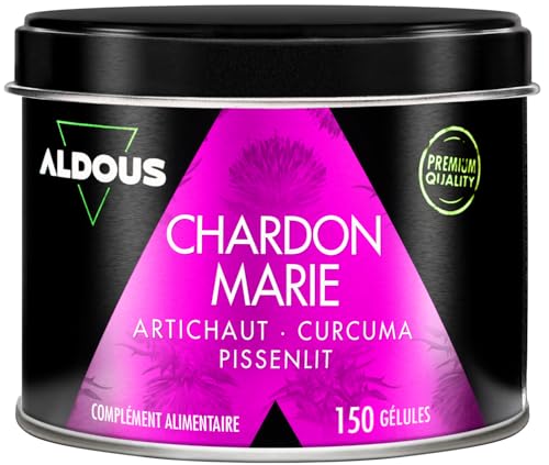 Chardon Marie 80% silymarine avec pissenlit contre les ballonnements et gaz