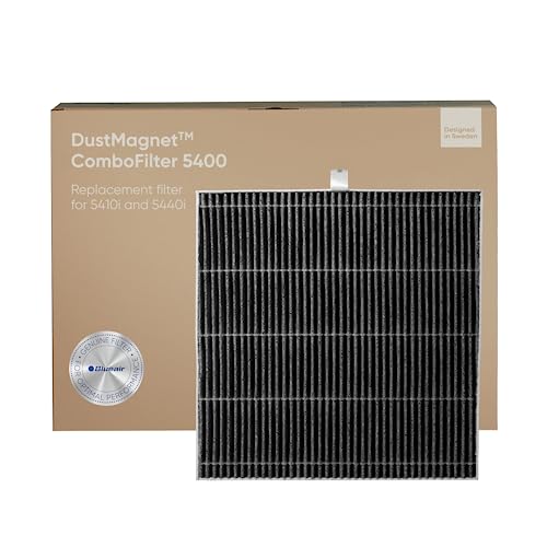 BLUEAIR DustMagnet 5400 Series ComboFilter, Genuine Replacement Filter for DustMagnet 5440i, 5410i Home Air Purifiers for Dust, Virus, Bacteria, Smoke and Allergies