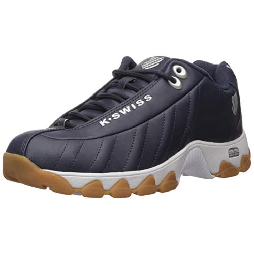 K-Swiss Men's ST329 CMF Sneaker, Wide Tennis Walking Shoes Leather Upper